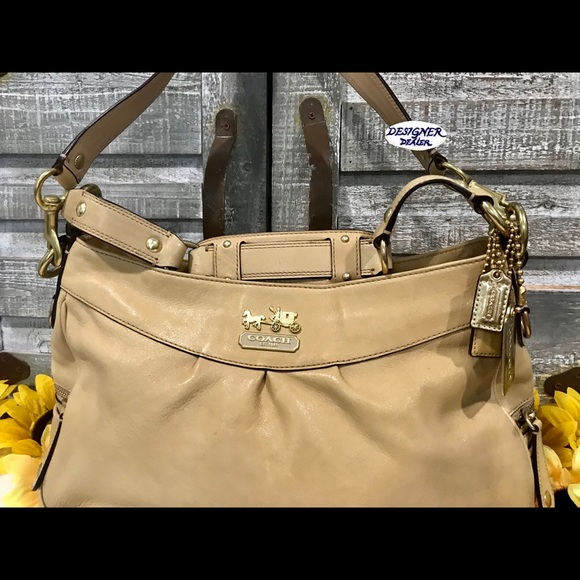 COACH Madison Tan Leather Shoulder bag 13250 VGC! - Picture 4 of 12